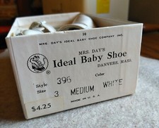 Vintage Ideal Baby Shoes size 3