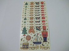 Frances Meyer Stickers Lot of 10 sheets Christmas Toys Scrapbooking