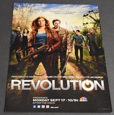 2012 Print Ad Revolution NBC TV 15 years after the Blackout Power is Everything