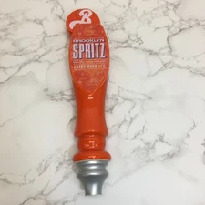 Brooklyn Spritz Orange Ceramic Tap Handle, Regular (Flat-Face)