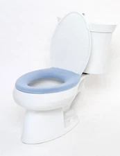 2 COMFY COVERS GERM-RESISTANT TOILET SEAT COVERS. ALSO FOR CRUISE SHIPS. BLUE