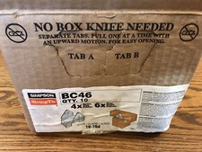 Simpson Strong Tie BC46 18-Gauge 4X6 Post Cap/Base 10-Per Box