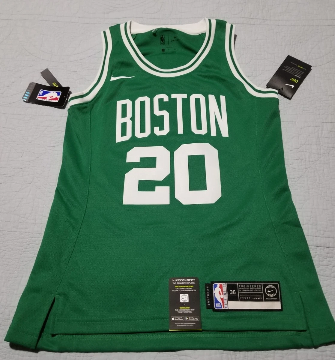 Gordon Hayward Boston Celtics Jersey Men Large Nike Authentic NBA  Basketball 20