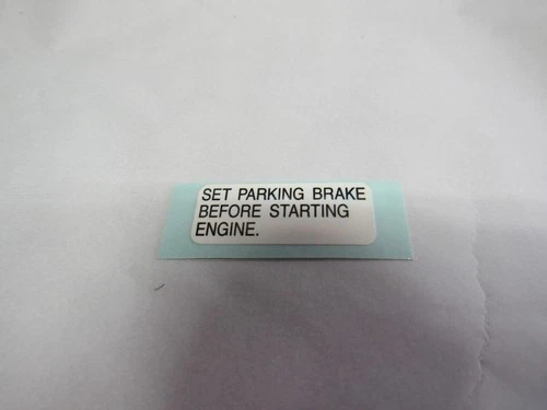 LABEL, PARKING | E3,E28