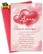 Romantic Valentines Day Cards Gift for Him Her, Valentine  S Day Card Gifts for H