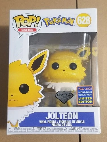 Funko Pop! Pokemon Jolteon #628 Diamond 2021 Wondrous Convention Exclusive