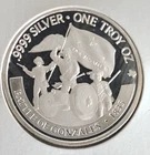 2020 Texas Battle of Gonzales Silver 1 oz  "Come and Take It"
