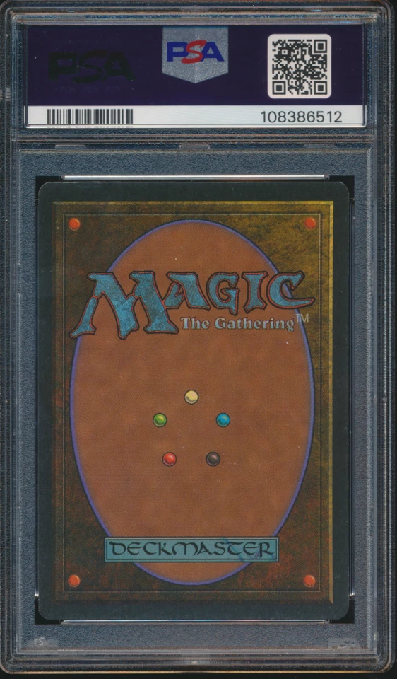 1994 Magic The Gathering Squire The Dark Italian PSA 8 - Image 3 of 4