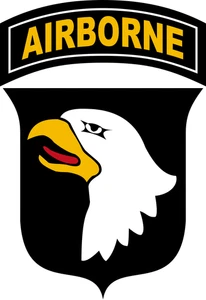 US Airforce Army 101st Airbourne Division Insignia Self Adhesive Vinyl Sticker