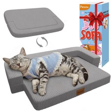 Orthopedic Dog Bed for Medium Large Dogs, Waterproof Memory Foam Pet Couch Do...