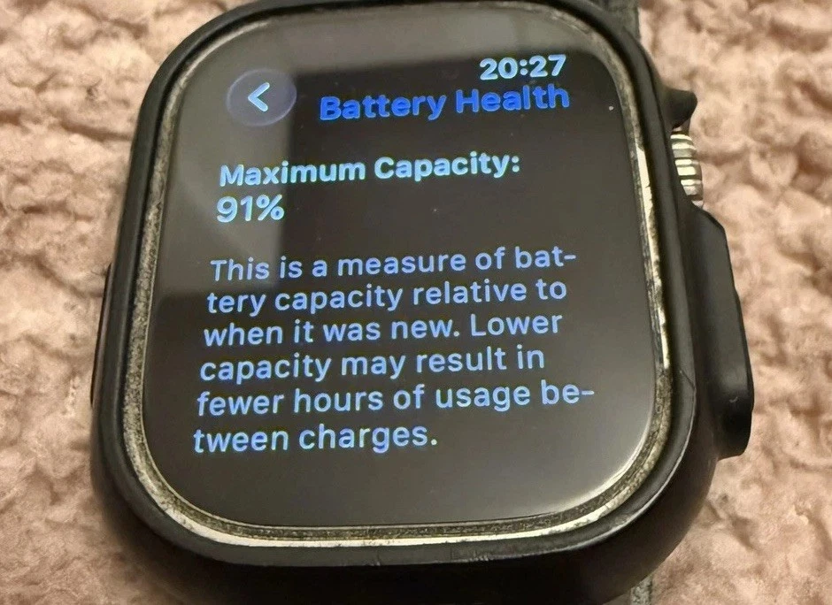 Apple Watch Ultra 2 49mm Titangehäuse GPS+Cellular 91% Batteriezustand   - Bild 2 von 4