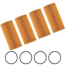 Filtro de aceite de motor 4 piezas para Volkswagen Golf Jetta 1.8T 2.0T 06L115562B HU6013Z