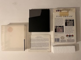 PIPE DREAM NINTENDO NES Tested WORKING Original Box Video Game INSTRUCTIONS Case