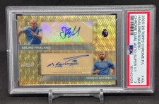 Marketplace image: 2025-26 TOPPS CHROME ERLING HAALAND SERGIO AGUERO SUPERFRACTOR AUTO 1/1 PSA 7