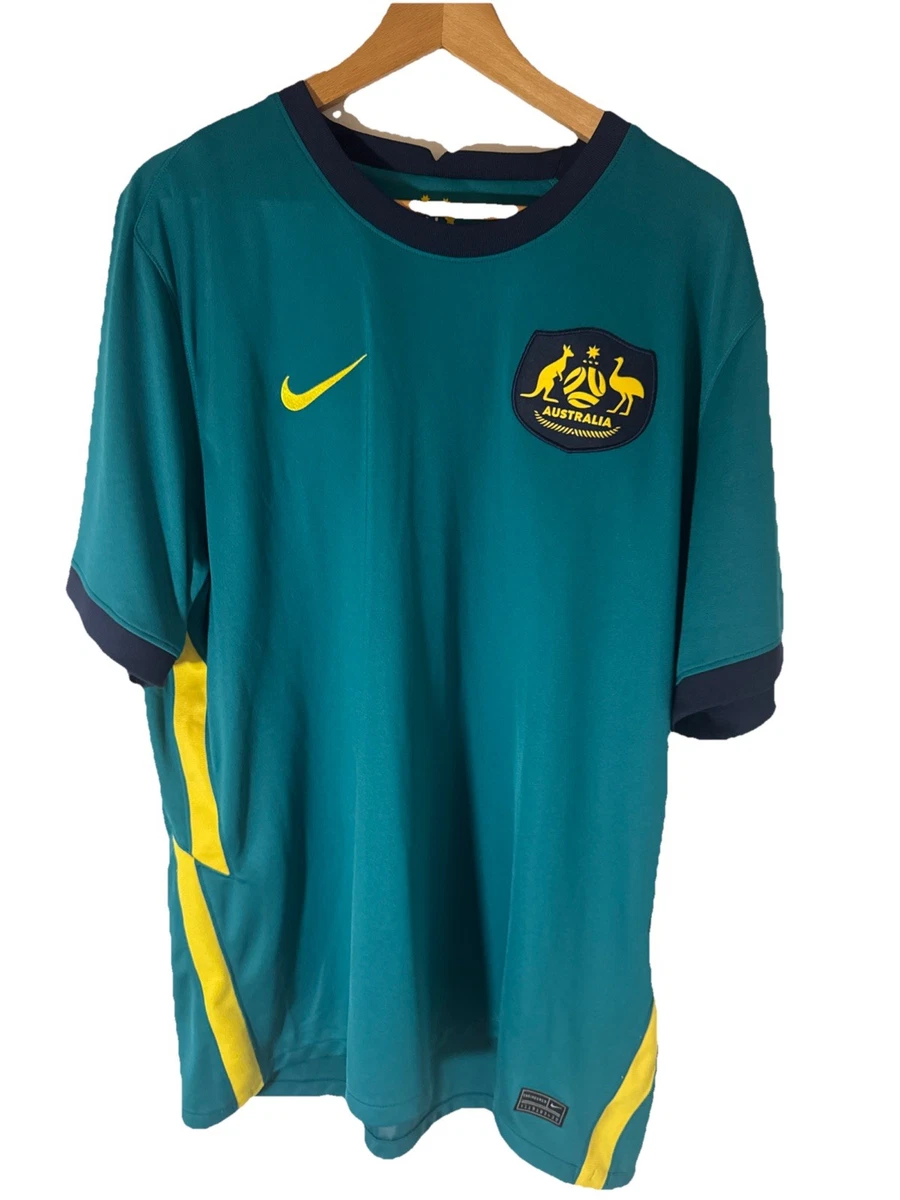 Maglietta Australia Calcio 2018 - Retro Fan Jersey Mondiali Uomo Donna L254