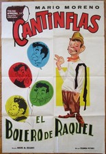 PÓSTER DE PELÍCULA 1957 CANTINFLAS EL BOLERO DE RAQUEL 1SH DIF. ART + A Volar Joven