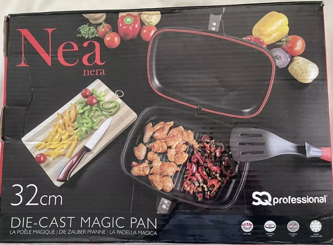 NEA Nera SQ Professional Die-Cast Magic Pan 32cm Double Sided