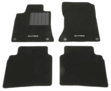 New Genuine 2019 - 2024 Nissan Altima Premium Blk. 4pcs. Carpeted Floor Mats Set