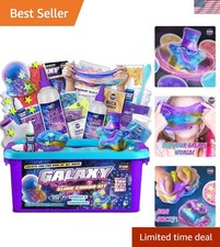 Ultimate Metallic Galaxy Slime Making Kit for Kids 8-12  Perfect Birthday Gift
