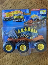 2025 Hot Wheels Monster Trucks Big Rigs Motosaurus Tow Truck