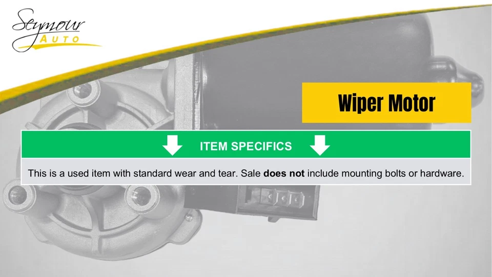 Motor limpiaparabrisas compatible con 07-15 MAZDA CX-9 1282533 Foto 2 de 4