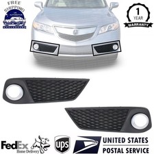 New Fog Light Cover Set For 2013-2015 Acura Rdx Primed Front Ac1039102 Ac1038102
