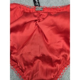 NWT For Love and Lemons Skivvies Red Side Undie Cheeky Lace Detail Panties