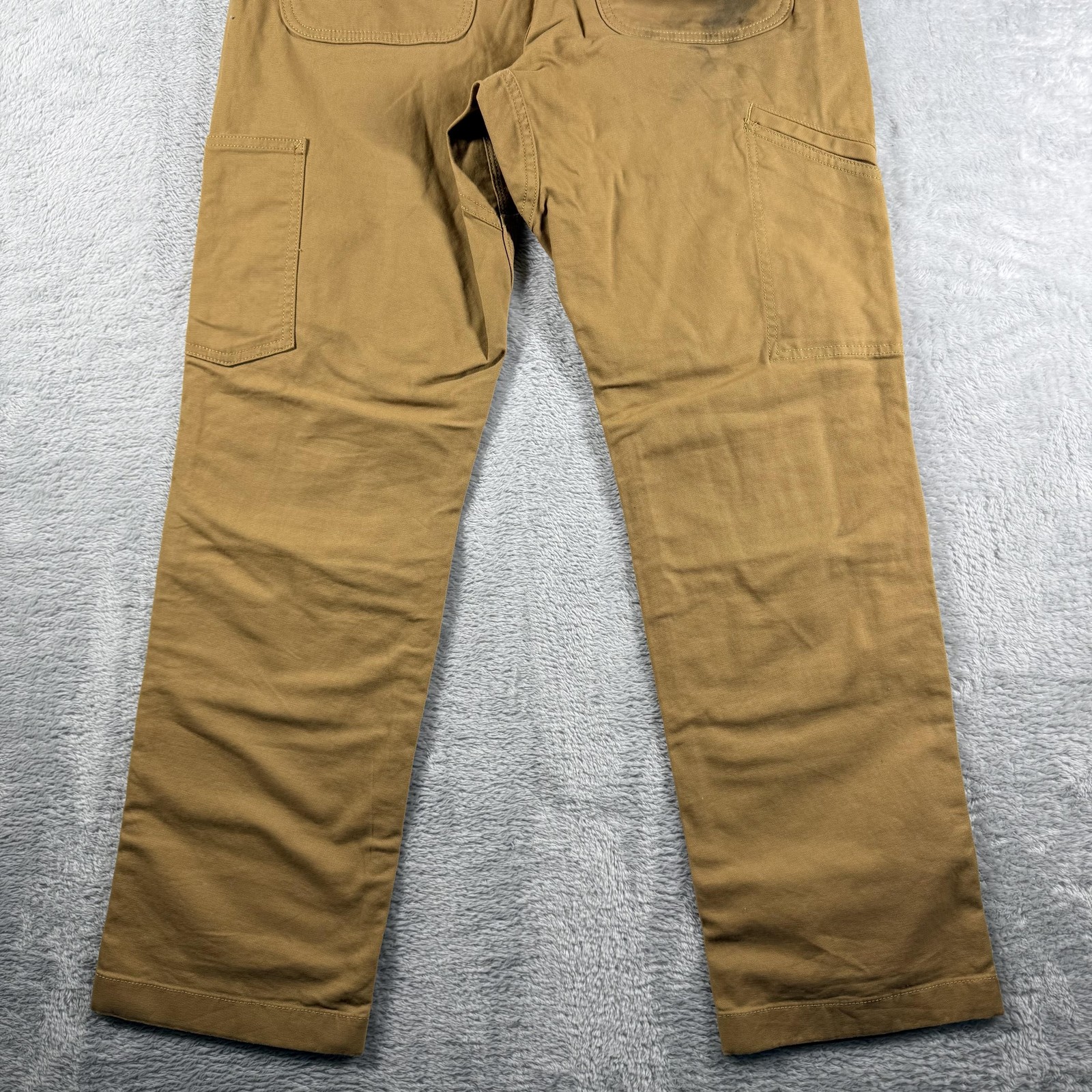 Carhartt Pants Mens 30x30 Brown Rugged Flex Relaxed Fit Canvas Double Knee Work thumbnail 8