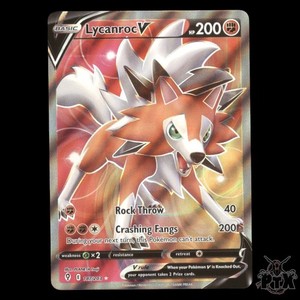 Lycanroc V #187/203 Evolving Skies NM/Near Mint Pokemon 2021