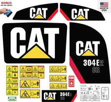 Fits caterpillar 304E2 CR Decal Kit MINI EXCAVATOR 3M VINYL / FREE SHIPPING