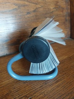 Rolodex card file metal