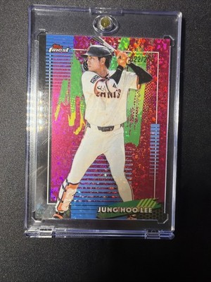 2026 Jung Ho Lee Topps Finest Common Pink Mini Diamond /250 Giants 