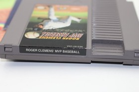 Roger Clemens Mvp Baseball NES + Dust Sleeve + Manual + Poster