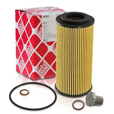 Febi Bilstein Ölfilter + ablassschraube BMW E46 E90 E92 E60 E61 7er X3 X5 26704