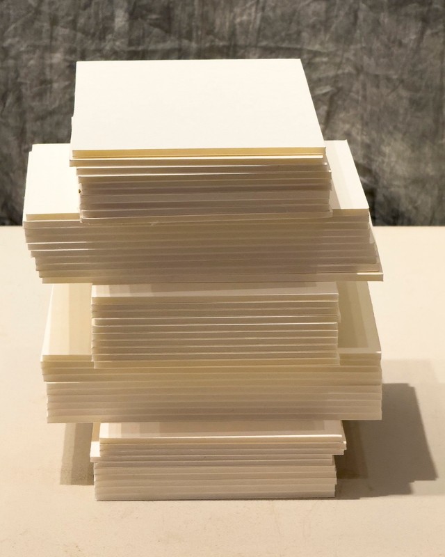 50 Acid-Free 5×7 Mat Boards / Backing Boards – White – Photo Framing / Art Print