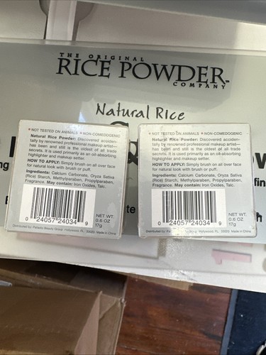 2 The Original Rice Powder Company, Absorbs Oil, RP04 Nude New Old Stock - Picture 2 of 5