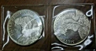 RARE Vintage Prospector Proof One Ounce Silver Round Bullion