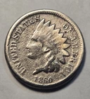 1860 Indian Head Cent 1c Penny, Good G Details, Polished - Exact Coin Shown