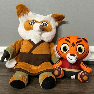 Kung Fu Panda Plush Set Master Shifu & Tigress DreamWorks Stuffed Toys