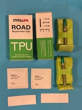 2 PACK! 2 Patches Ultralight Bicycle TPU Inner Tube 700C 23/32C | Presta 60 mm