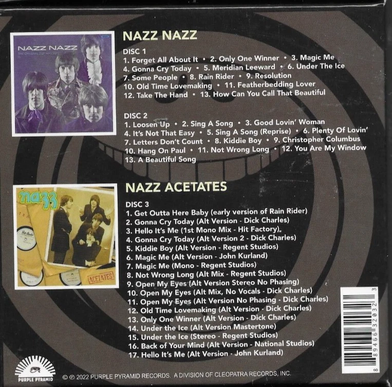 NAZZ (Todd Rundgren) - LOST MASTERS & DEMOS - 2 CD Set Foto 2 de 2