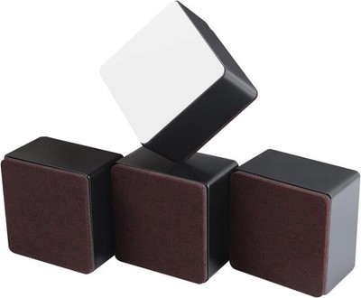 2 Inch Furniture Riser 5 cm Made of Carbon Steel, Self-Adhesive Bed Raiser, B...
