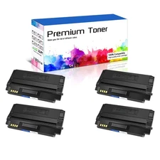 4PK High Yield ML1630 Black Toner Cartridge for Samsung ML-1630 ML-1630W Printer