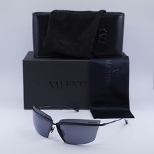 New Valentino V-LURE VLS-130A Shiny Black/Grey AR 67-10-122 Sunglasses