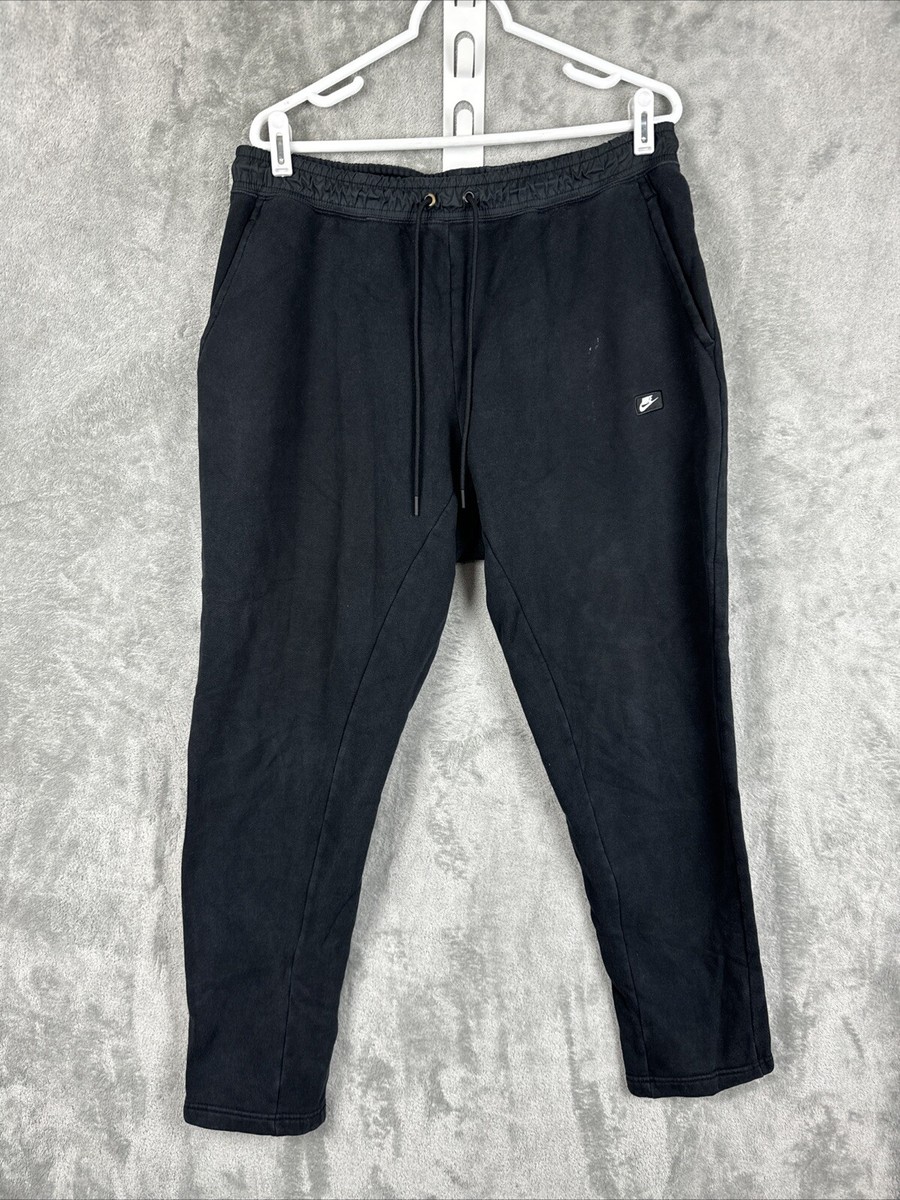 Mens Nike Tech Fleece Jogger Pants Sweatpants Black Mens Size
