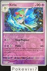 Carte Pokemon KIRLIA 028/091 REVERSE EV4.5 Destinée De Paldea PAF FR NEUF