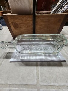 Vtg Late 1800s Medicine Bottle Dr. WB Caldwell's Monticello Ill. Embossed, NICE!