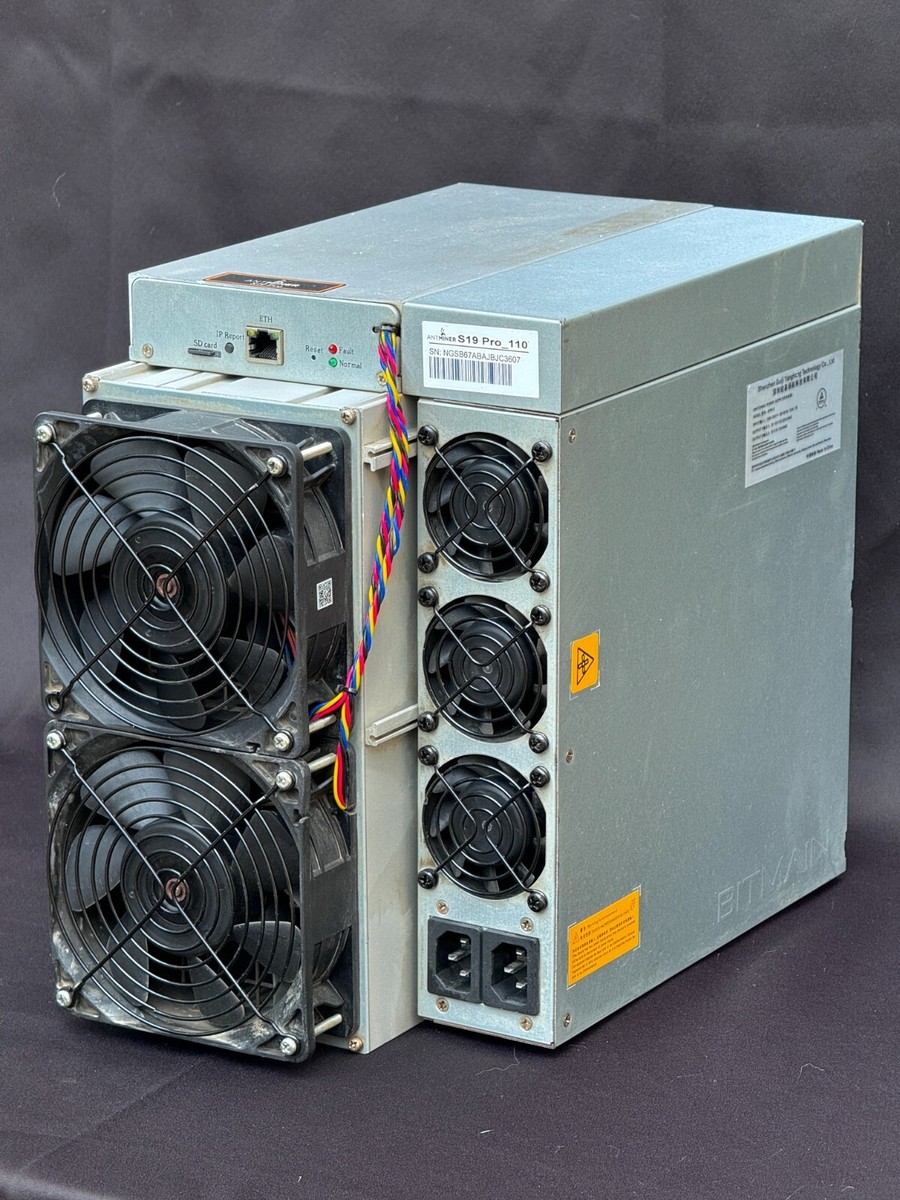 Antminer S19 110TH/s ASIC - Boost to 120TH/s (Braiins OS) - Refurbished |  eBay UK