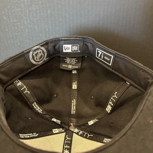 Vtg LA Kings New Era 7 1/2 Hat 5950 Pro Model NHL Wool Plain Logo USA - Picture 4 of 4