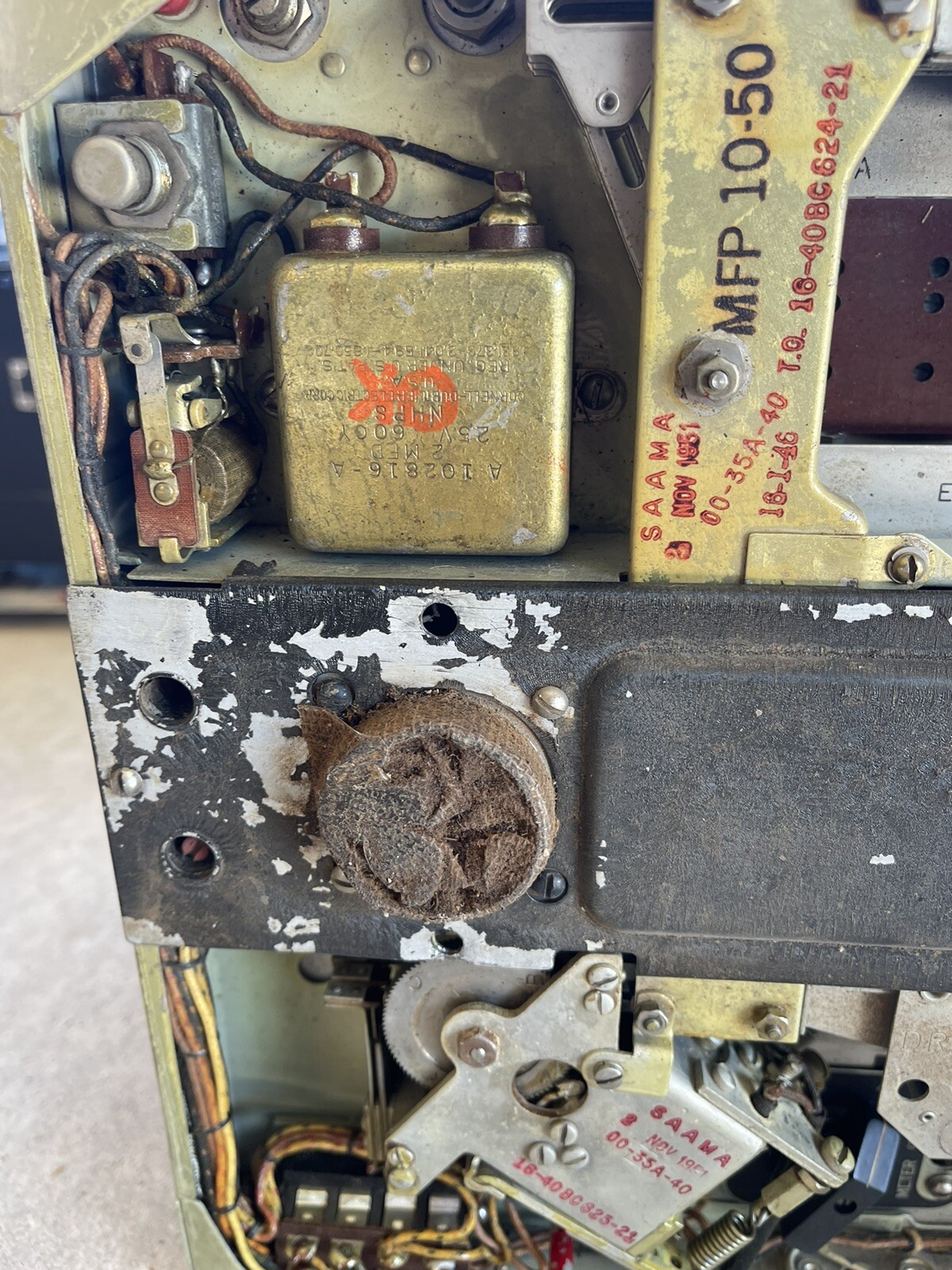 Vintage 1960s Bendix US Army tube radio reciever transmitter bc-624-c 625-am